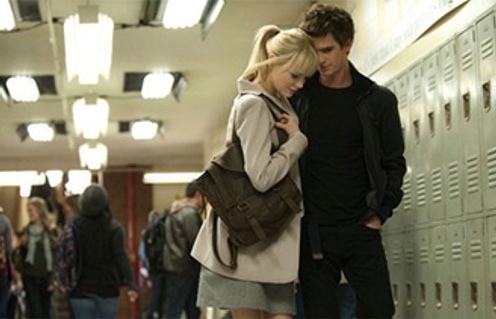 Emma Stone et Andrew Garfield dans The Amazing Spider-Man
