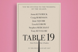 Affiche du film Table 19 Affiche du film Table 19