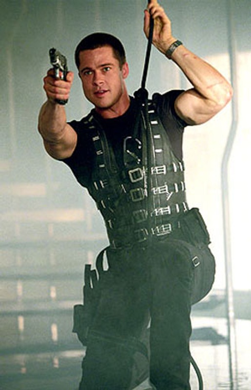 Bard Pitt dans le film Mr. and Mrs. Smith