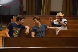 Sur le plateau du film Footloose