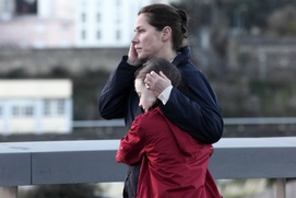 Une scène du film La fille de Brest