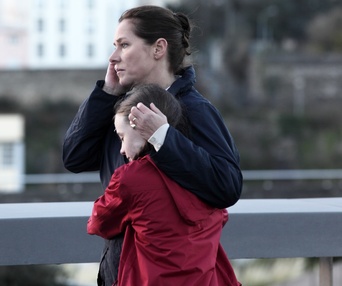Une scène du film La fille de Brest