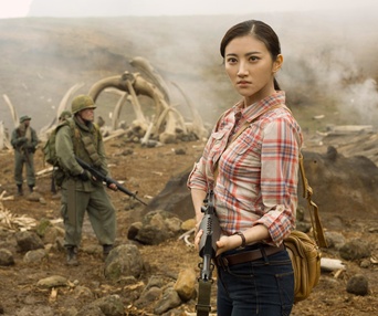 Une scène du film Kong : Skull Island