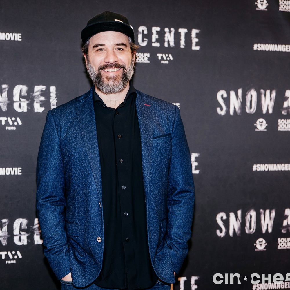 Sur le tapis rouge du film Snow Angel
