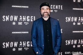 Sur le tapis rouge du film Snow Angel