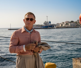 Une scène du film Glass Onion: A Knives Out Mystery