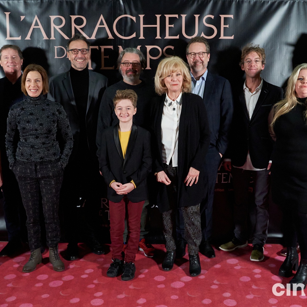 Sur le plateau du film L'arracheuse de temps