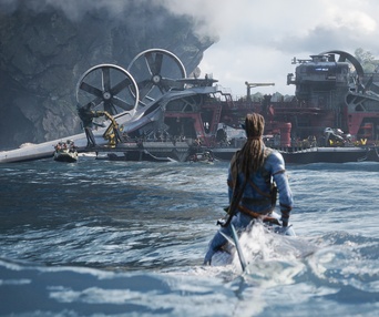 Une scène du film Avatar: The Way of Water