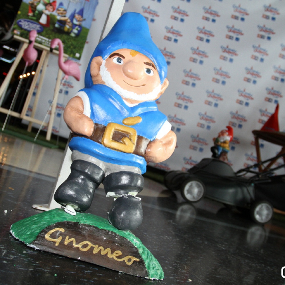 Sur le tapis rouge de Gnomeo et Juliette