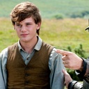 Steven Spielberg et Jeremy Irvine sur le plateau de War Horse