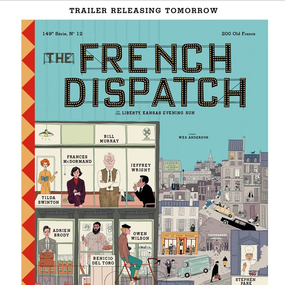 Affiche du film The French Dispatch