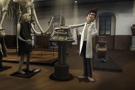 Une scène du film Nelly et Simon : Mission Yéti Une scène du film Nelly et Simon : Mission Yéti