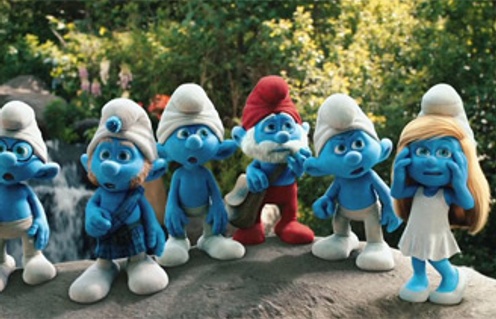 Une scène du film The Smurfs