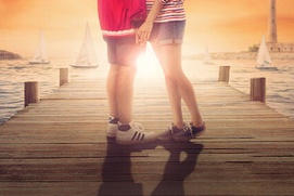 Affiche du film Caught by a Wave