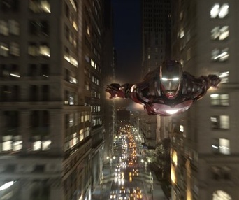 Une scène du film The Avengers
