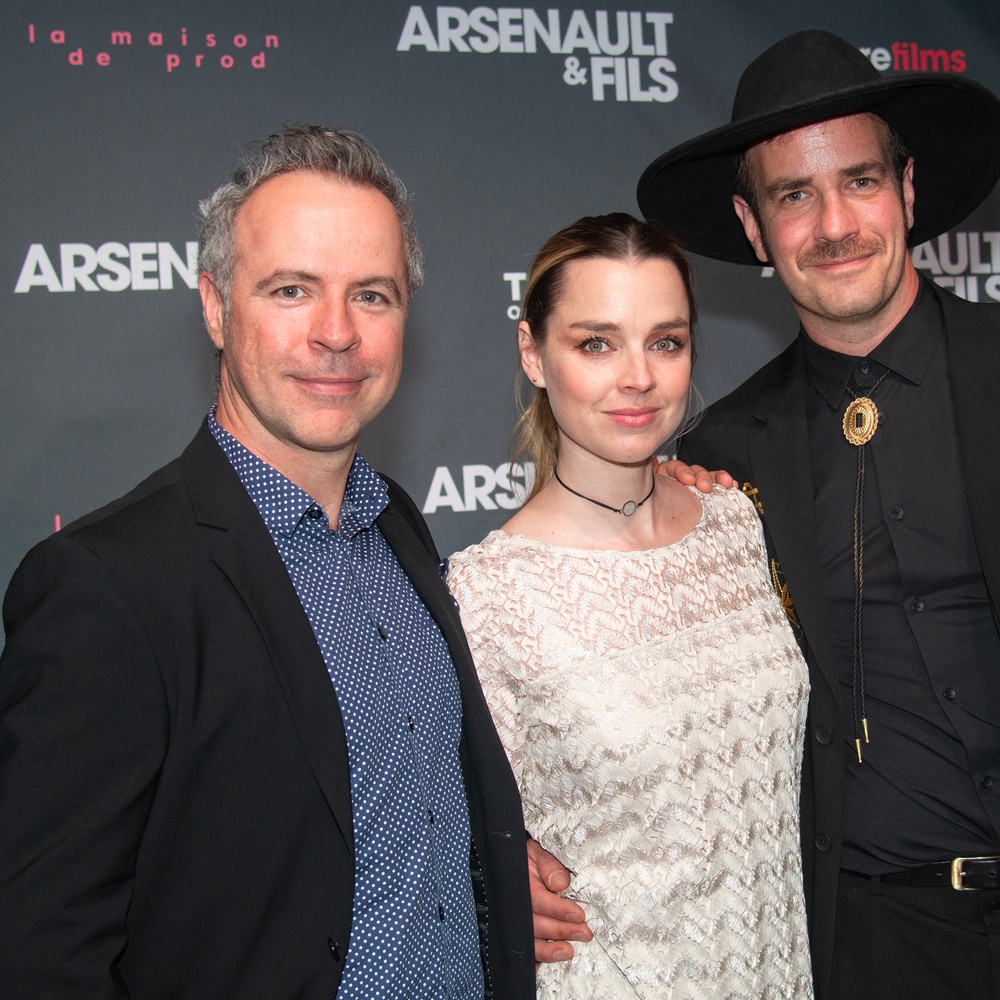 Sur le tapis rouge du film Arsenault & Fils