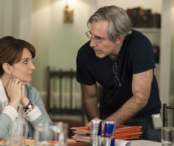 Sur le plateau du film Admission