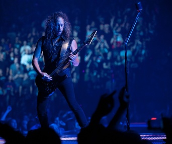 Une scène du film Metallica Through the Never