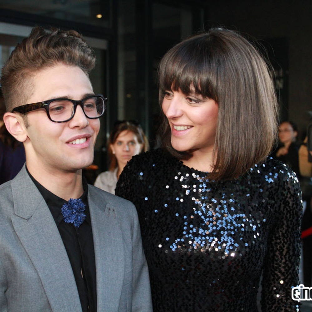 Sur le tapis rouge du film Les amours imaginaires