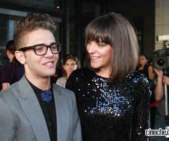 Sur le tapis rouge du film Les amours imaginaires