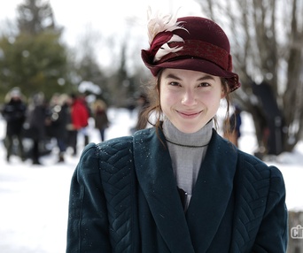 Sur le plateau du film Chasse-Galerie