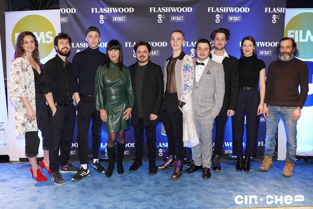 Sur le plateau du film Flashwood