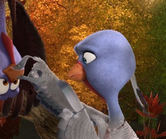 Une scène du film Free Birds