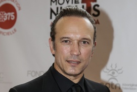 Sur le tapis rouge du film Hochelaga, Terre des âmes