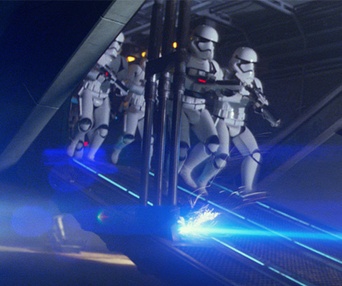 Une scène du film Star Wars: The Force Awakens