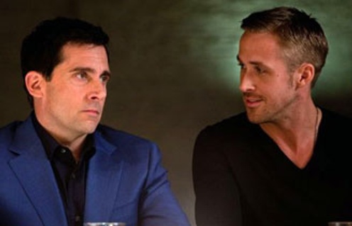 Steve Carell et Ryan Gosling dans le film Crazy, Stupid, Love.
