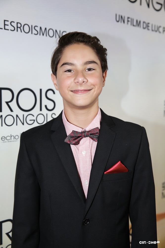 Sur le tapis rouge du film Les rois mongols