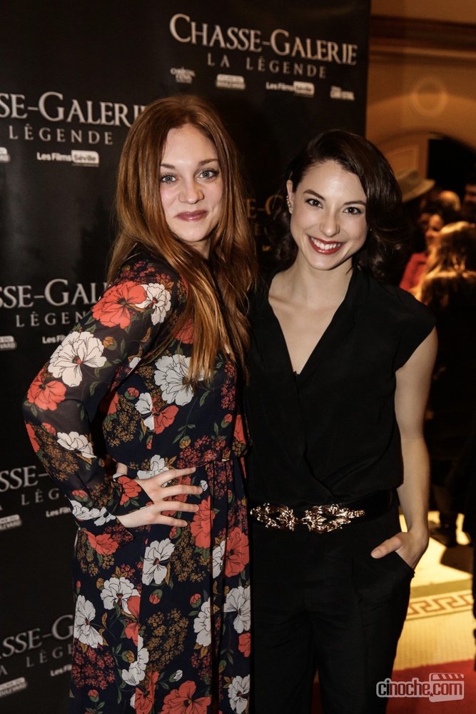Sur le tapis rouge du film Chasse-Galerie : La légende