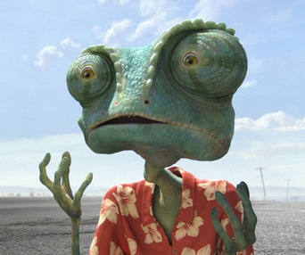 Une scène du film Rango