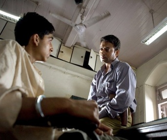 Scène du film Slumdog Millionaire