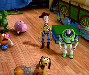 Une scène du film Toy Story 3