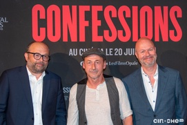 Sur le tapis rouge du film Confessions