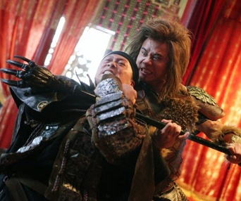Une scène du film The Man with the Iron Fists