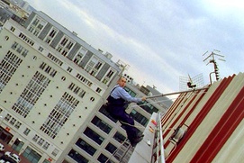 Scène du film Enfermés dehors