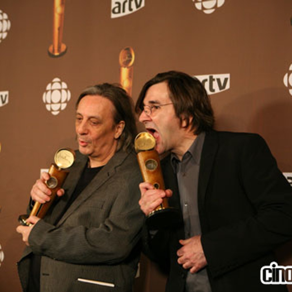Serge Fiori et Normand Corbeil à la Soirée des Jutra