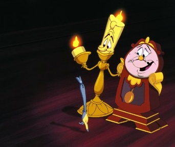 Une scène du film Beauty and the Beast