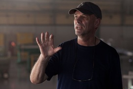 Sur le plateau du film Green Lantern