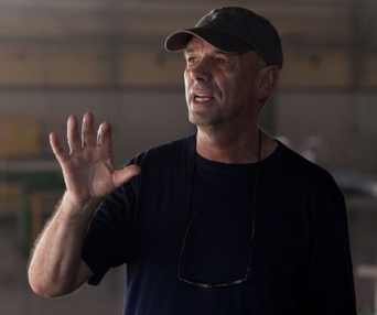 Sur le plateau du film Green Lantern