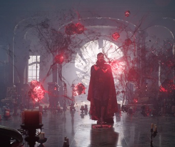 Une scène du film Doctor Strange in the Multiverse of Madness