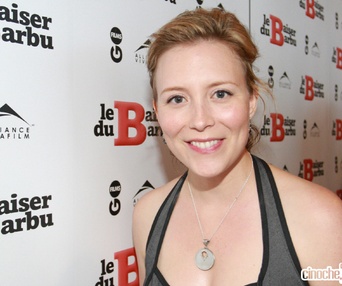 Sur le tapis rouge du film Le baiser du barbu