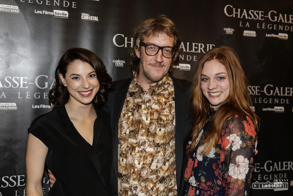 Sur le tapis rouge du film Chasse-Galerie : La légende