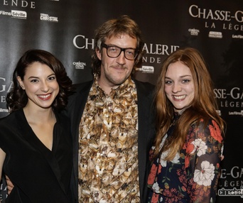 Sur le tapis rouge du film Chasse-Galerie : La légende