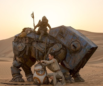 Une scène du film Star Wars: The Force Awakens