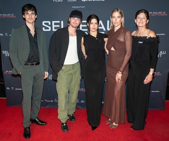 Première du film Seule au front (Out Standing)