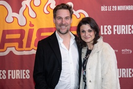 Tapis rouge de la première du film Les Furies