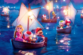 Affiche en français de Super Mario Galaxy le film Affiche en français de Super Mario Galaxy le film
